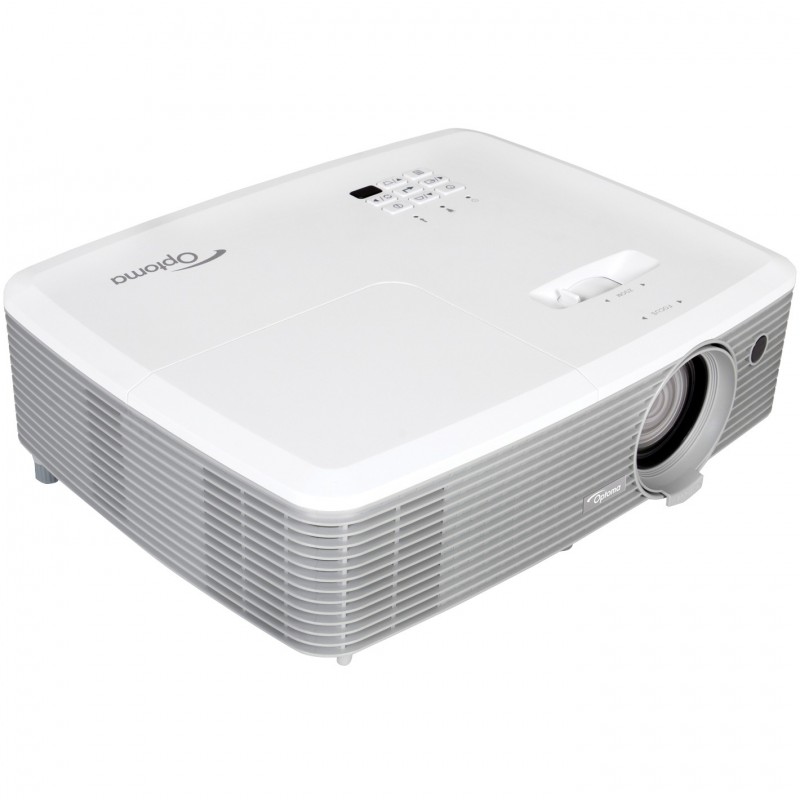 Optoma W400+ Beamer Standard Throw-Projektor 4000 ANSI Lumen DLP WXGA (1280x800) 3D Grau, Weiß