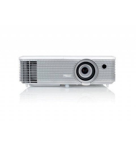 Optoma W400+ videoproiettore Proiettore a raggio standard 4000 ANSI lumen DLP WXGA (1280x800) Compatibilità 3D Grigio, Bianco