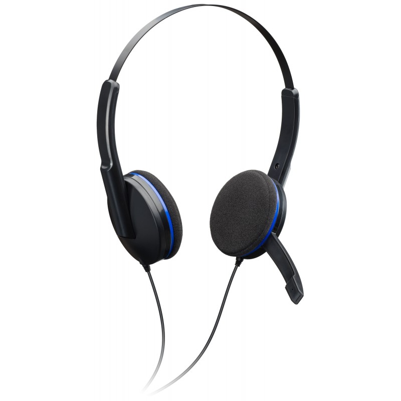 Bigben Interactive PS4GAMINGHEADSET Kopfhörer & Headset Verkabelt Kopfband Gaming Schwarz, Blau