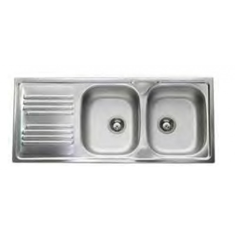 Apell TM1162ILPC kitchen sink Top-mounted sink Rectangular Stainless steel