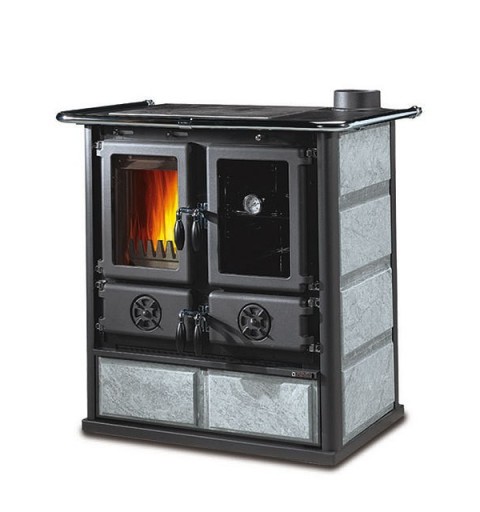 La Nordica Rosetta stove Freestanding Firewood Black, Grey