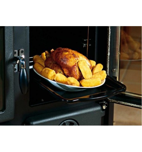 La Nordica Rosetta poêle Autoportante Bois de chauffage Noir, Gris
