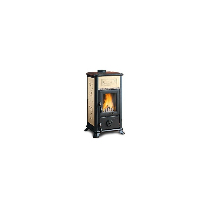 La Nordica Dorella L8 stove Freestanding Firewood Black, Cappuccino