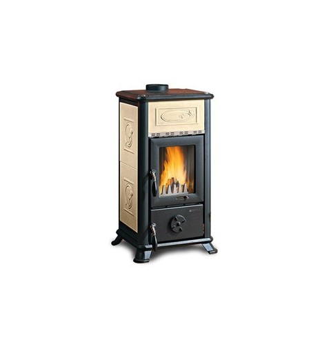 La Nordica Dorella L8 poêle Autoportante Bois de chauffage Noir, Cappucino