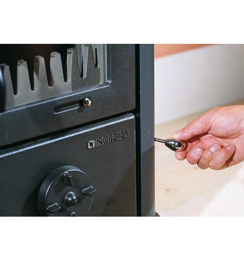 La Nordica Dorella L8 Ofen Freistehend Brennholz Schwarz, Cappuccino