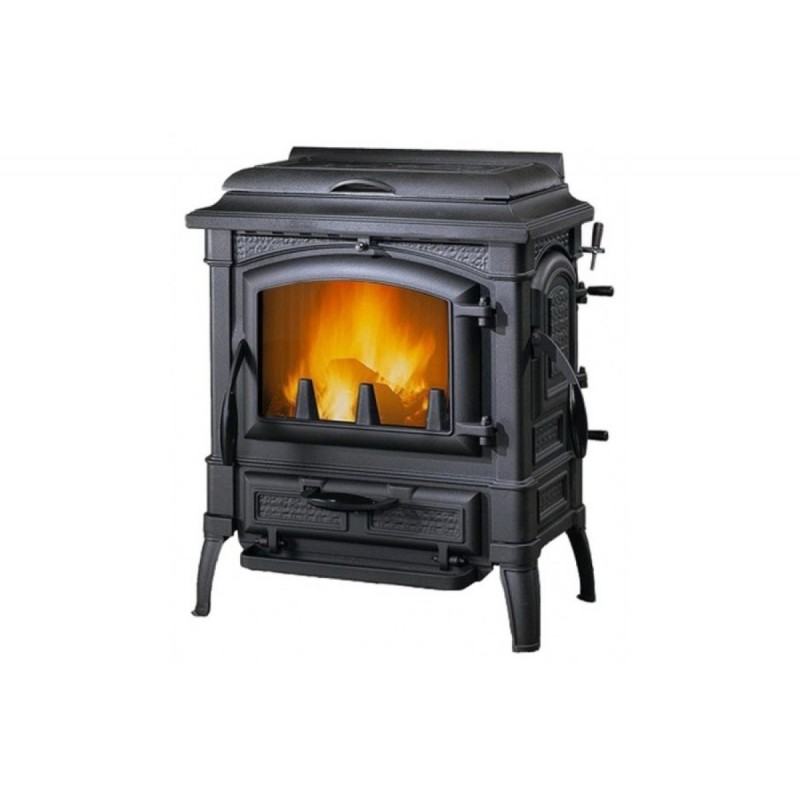 La Nordica Isotta con cerchi Evo stove Freestanding Firewood Black