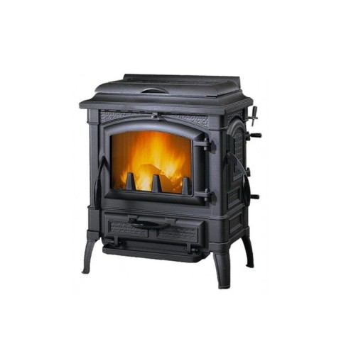 La Nordica Isotta con cerchi Evo stove Freestanding Firewood Black