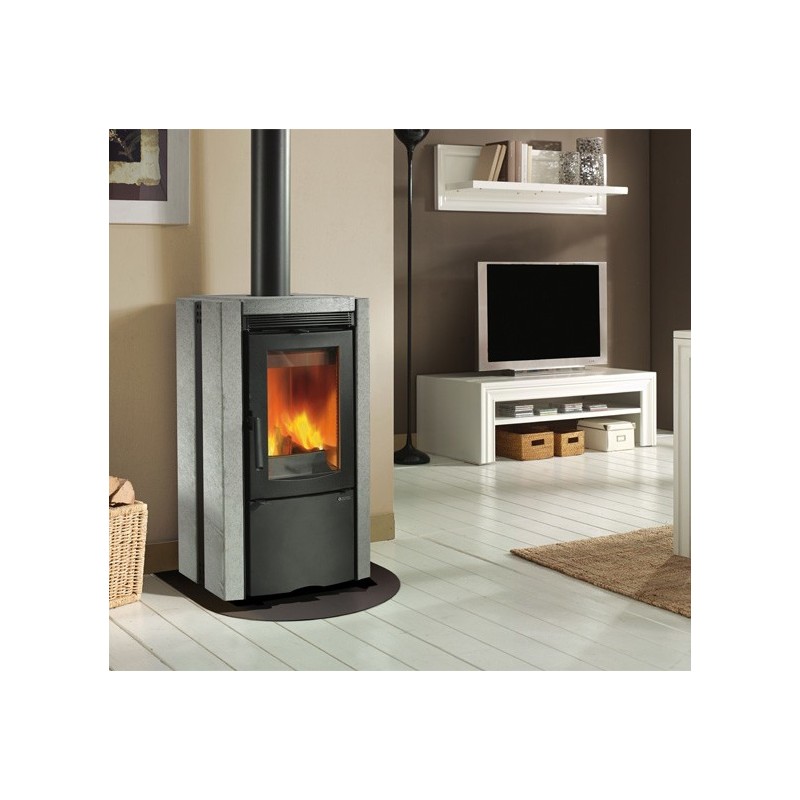 La Nordica Ester BII stove Freestanding Firewood Black, Grey