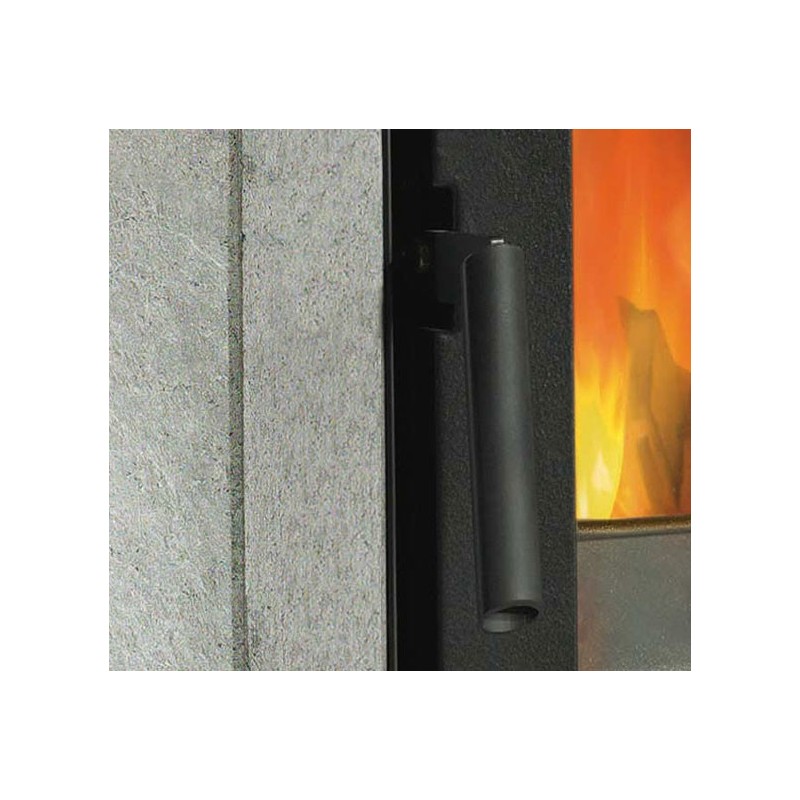 La Nordica Ester BII poêle Autoportante Bois de chauffage Noir, Gris