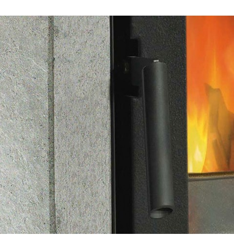 La Nordica Ester BII poêle Autoportante Bois de chauffage Noir, Gris