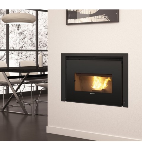 La Nordica Comfort P85 Plus Indoor Built-in fireplace Pellet Black