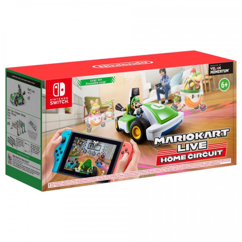 Nintendo Mario Kart Live Home Circuit Luigi Set Motore elettrico Ideali alla guida