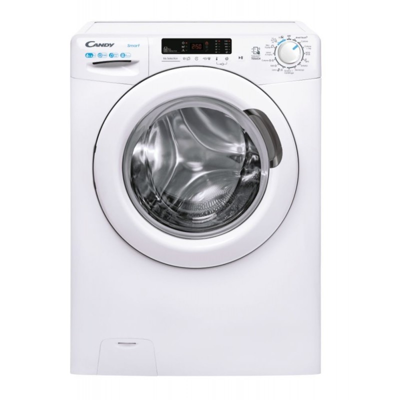 Candy Smart CSWS43642DE 2-11 machine à laver avec sèche linge Autoportante Charge avant Blanc F