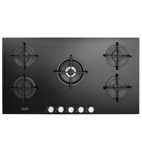 De’Longhi SLF 590 LN2 hob Black Built-in 90 cm Gas 5 zone(s)