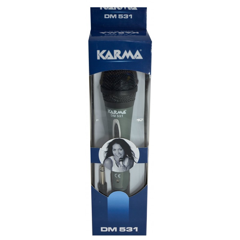 Karma Italiana DM 531 microphone Gris Microphone de karaoké