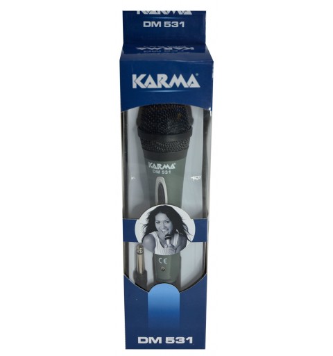 Karma Italiana DM 531 microphone Gris Microphone de karaoké