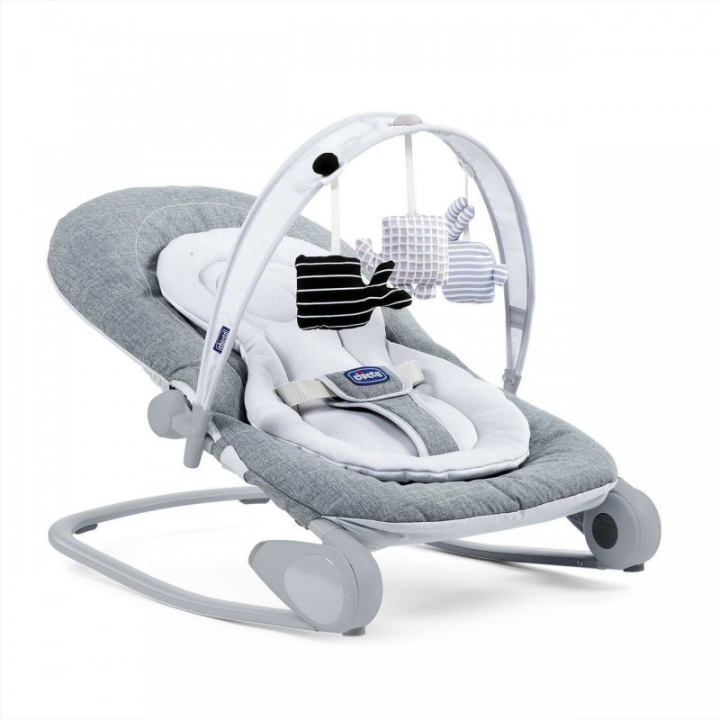 Chicco Hooplà baby rocker bouncer Titanium