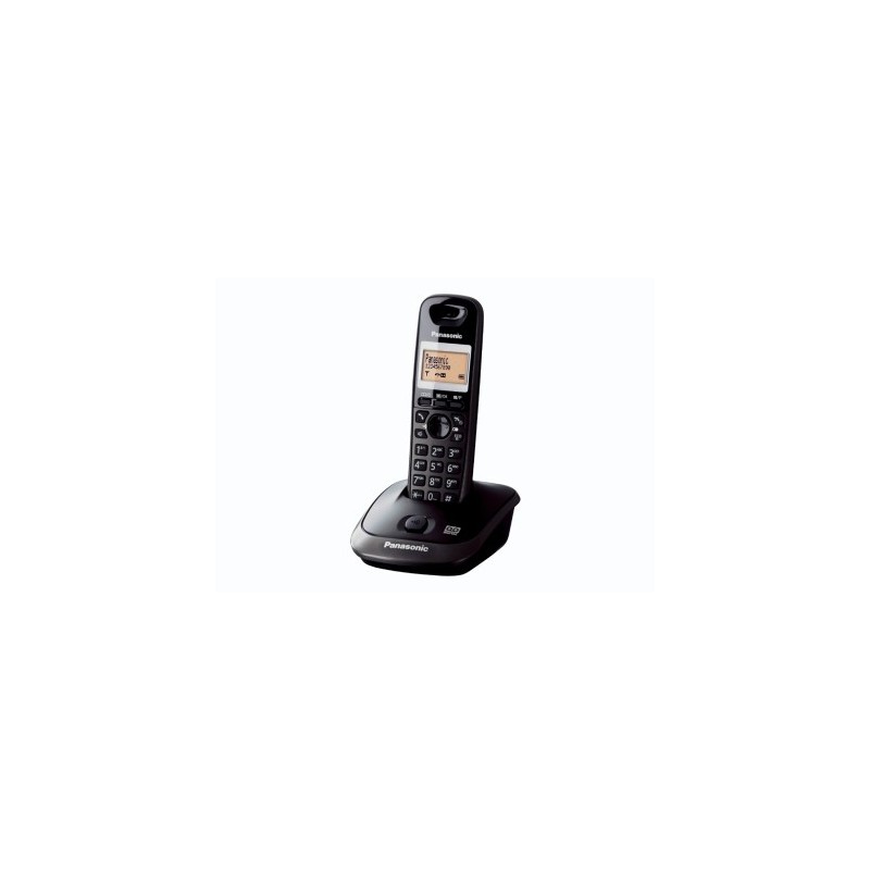 Panasonic KX-TG2521 Téléphone DECT Identification de l'appelant Noir