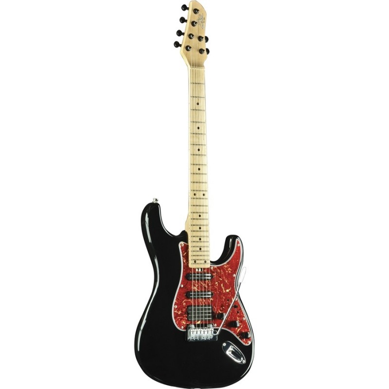 EKO music Aire Lite Electric guitar Stratocaster 6 strings Black, Red