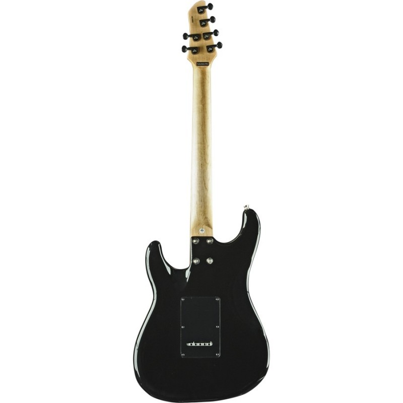 EKO music Aire Lite Guitarra eléctrica Stratocaster 6 cuerdas Negro, Rojo