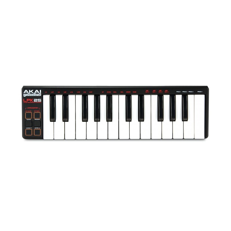 Akai LPK25 clavier MIDI 25 touche(s) USB Noir