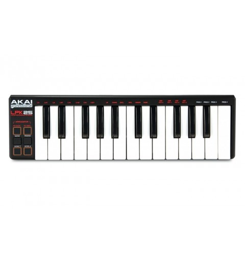 Akai LPK25 tastiera MIDI 25 chiavi USB Nero