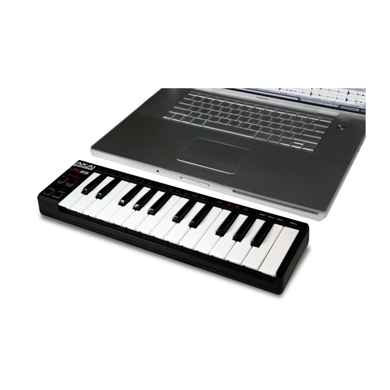 Akai LPK25 teclado MIDI 25 llaves USB Negro