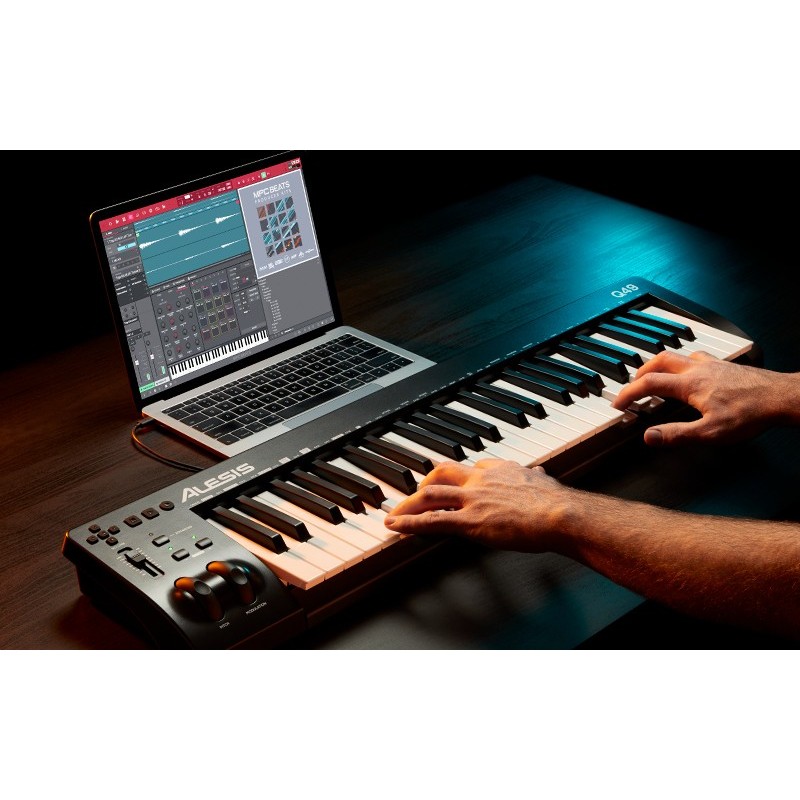 Alesis Q49 MKII MIDI-Tastatur 49 Schlüssel USB Schwarz