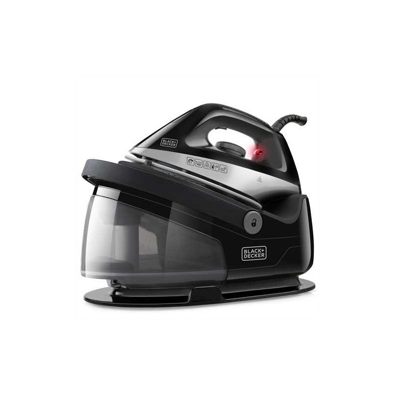 Black & Decker BXSS2200E Ferro da stiro a secco e a vapore 2200 W Nero