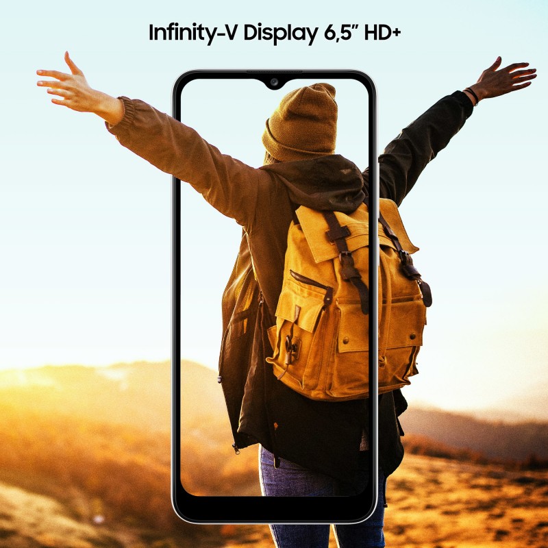 Samsung Galaxy A02s SM-A025GZWEEUE smartphone 16,5 cm (6.5") 4G USB Type-C 3 Go 32 Go 5000 mAh Blanc