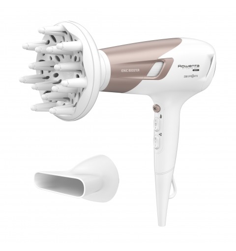 Rowenta Studio Dry CV5830F0 asciuga capelli 2100 W Beige, Bianco