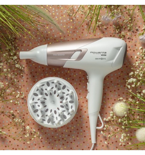 Rowenta Studio Dry CV5830F0 hair dryer 2100 W Beige, White