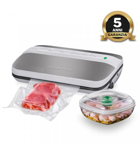 Macom Forever Fresh vacuum sealer 829 mbar Black, Grey, Stainless steel