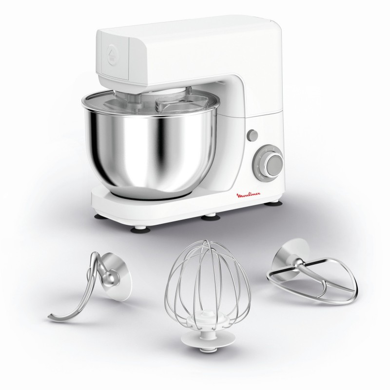 Moulinex Impastatrice Masterchef Essential food processor 800 W 4.8 L White, Grey