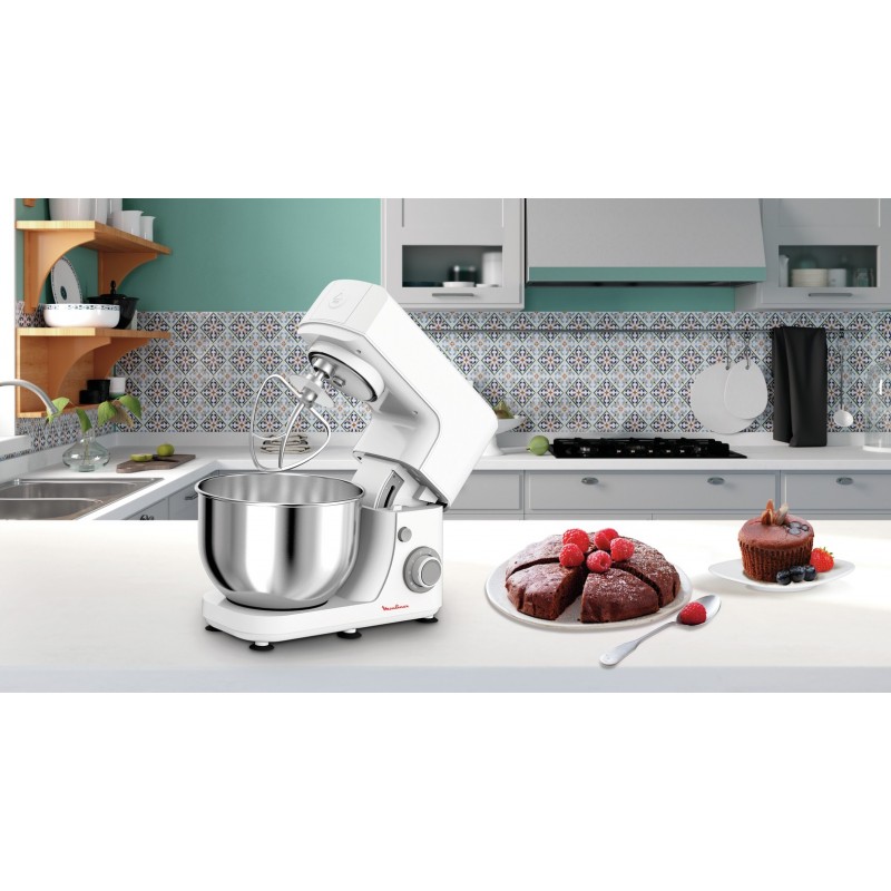 Moulinex Impastatrice Masterchef Essential food processor 800 W 4.8 L White, Grey