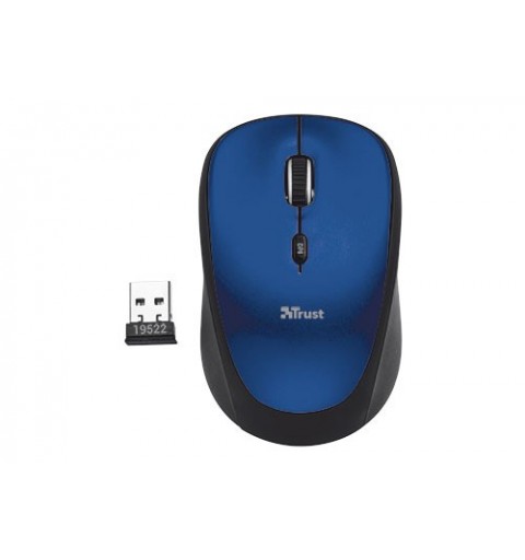 Trust 19663 mouse RF Wireless Ottico 1600 DPI