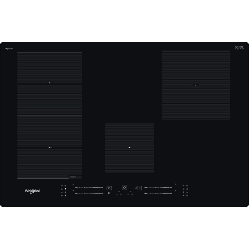 Whirlpool WF S0377 NE IXL hob Black Built-in 77 cm Zone induction hob 4 zone(s)