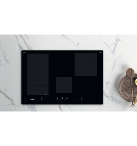 Whirlpool WF S0377 NE IXL hob Black Built-in 77 cm Zone induction hob 4 zone(s)