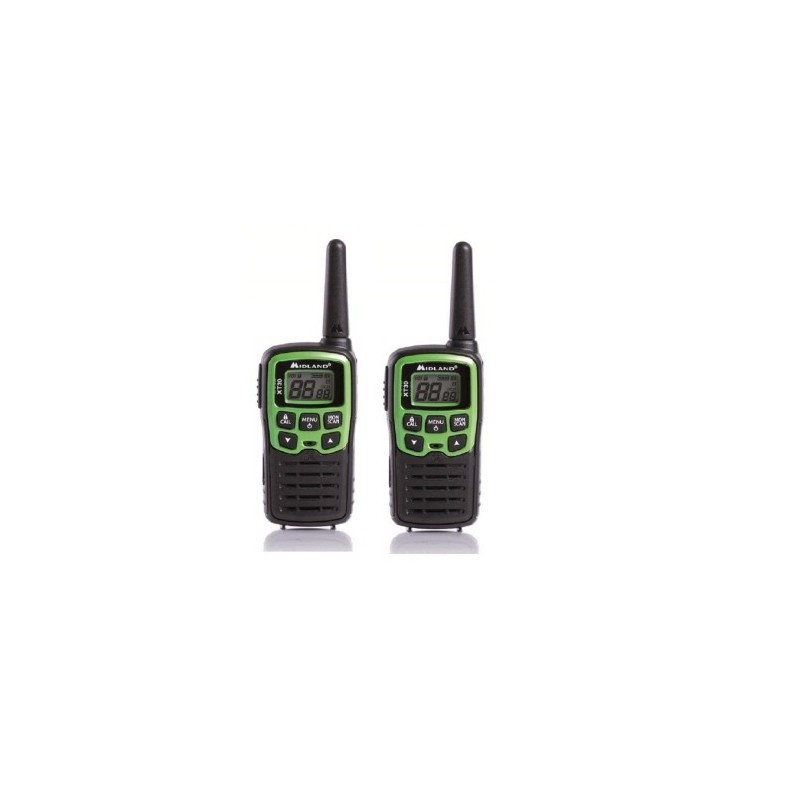 Midland XT30 two-way radio 16 channels 446.00625 – 446.09375 Black, Green