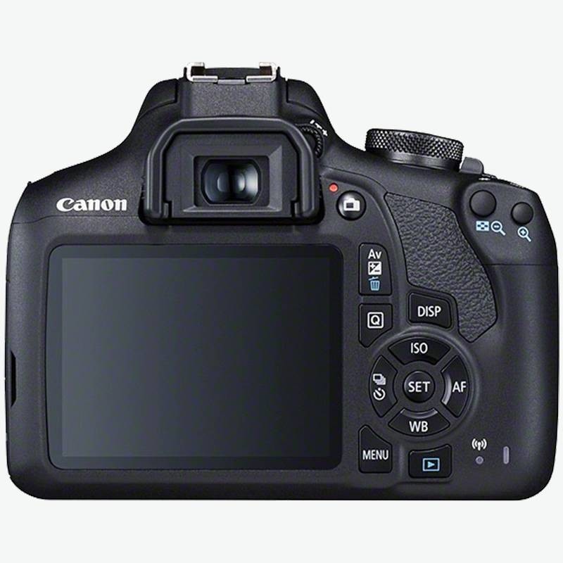 Canon EOS 2000D + 18-55 IS Kit SLR Camera Kit 24.1 MP CMOS 6000 x 4000 pixels Black