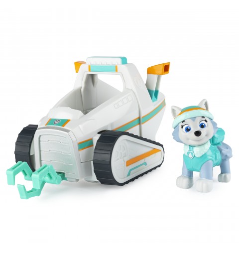 PAW Patrol PATRULLA CANINA - QUITANIEVES + FIGURA EVEREST - Coche Quitanieves con 1 Figura Everest Patrulla Canina - 6061802 -