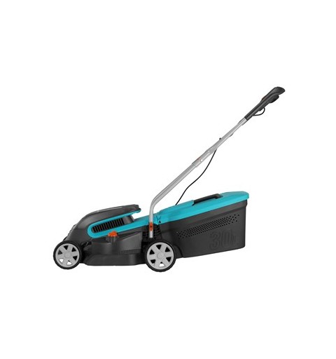 Gardena PowerMax Tagliaerba a spinta Batteria Nero, Blu, Arancione