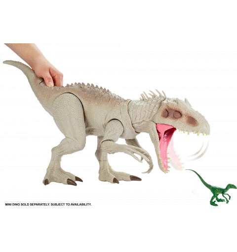 Mattel Games Jurassic World- Indominus Rex Dinosauro con Luci e Suoni, GCT95