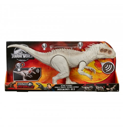 Mattel Games Jurassic World- Indominus Rex Dinosauro con Luci e Suoni, GCT95