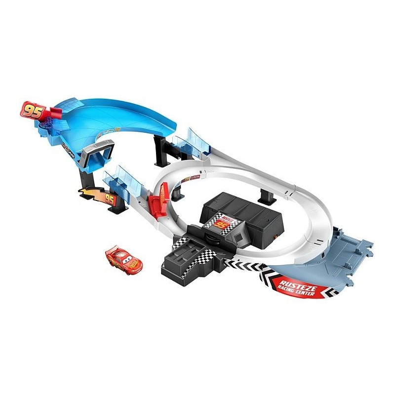 Mattel Disney Pixar Cars Rusteze Double Circuit Speedway pista para vehículos de juguete Plástico