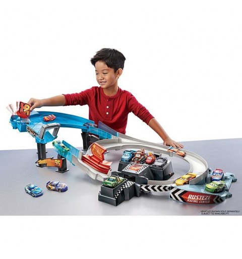 Mattel Disney Pixar Cars Rusteze Double Circuit Speedway pista para vehículos de juguete Plástico