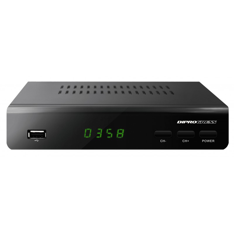 DIPROGRESS DPT203HD TV set-top box Satellite Full HD Black