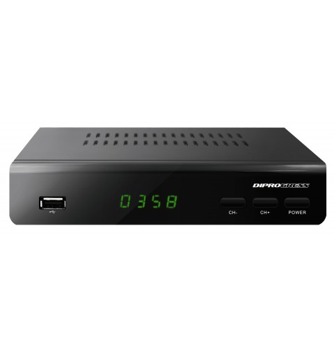 DIPROGRESS DPT203HD set-top box TV Satellite Full HD Nero