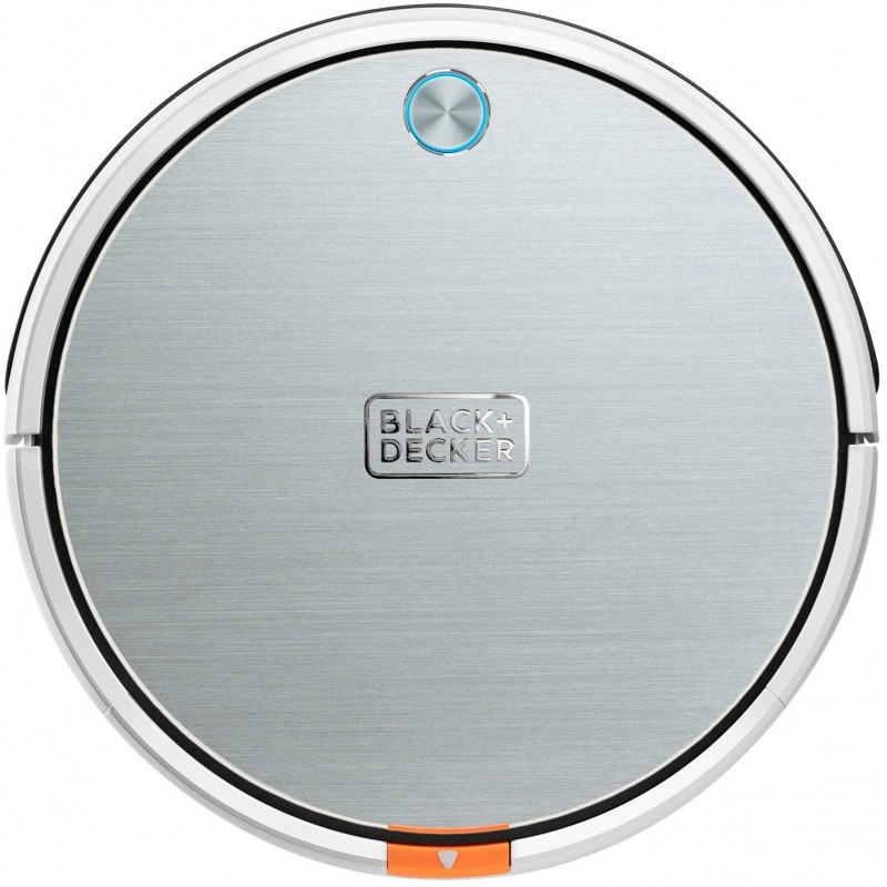 Black & Decker BXRV500E robot vacuum Bagless Black, Stainless steel, White