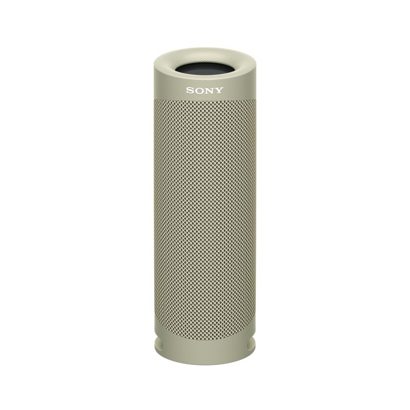 Sony SRS XB23 - Speaker bluetooth waterproof, cassa portatile con autonomia fino a 12 ore (Taupe)